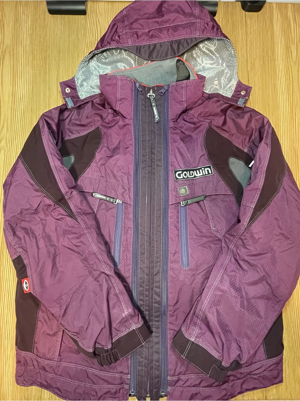 Rare Vintage Goldwin "Not For Sale" Sample Technical Ski Jacket Hooded Vest